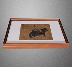 吴起书画装裱配框服务案例